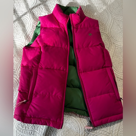 Lilly Pulitzer Reversible Puffer Vest - Picture 1 of 11
